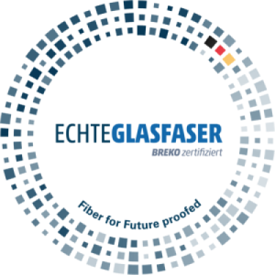 Echte Glasfaser, Breko zertifiziert